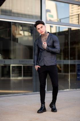 Imagem de blazer masculino fit