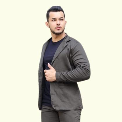 Imagem de blazer masculino fit