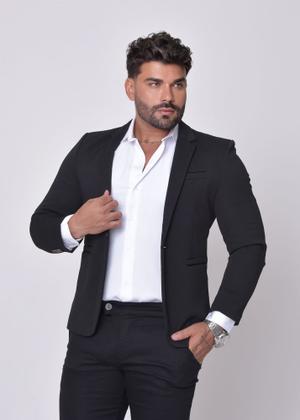 Imagem de Blazer Masculino Jaqueta Casaco Slim Fit Premium Super Luxo pronta entrega Brasil