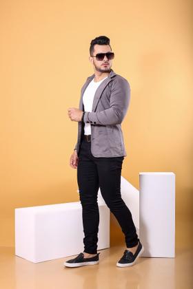 Imagem de Blazer masculino slim com elastano