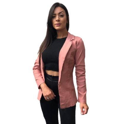 Imagem de Blazer Monique Slim Feminino Bengaline Com Bolso