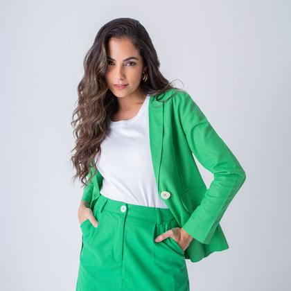 Imagem de Blazer susie com linho feminino