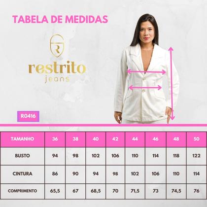 Imagem de Blazer Terno Alfaiataria em Tecido Premium Elegante Off White