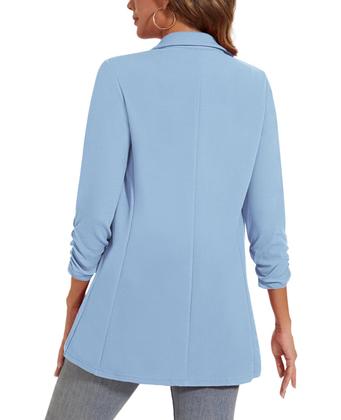 Imagem de Blazer Unifizz feminino Open Front Work Office, manga 3/4, 2GG