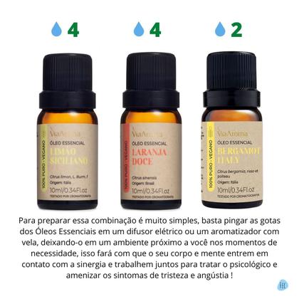 Imagem de Blend de Óleos Essenciais Adeus Tristeza Via Aroma