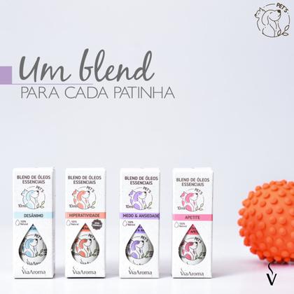 Imagem de Blend De Óleos Essenciais Aromatizador Natural Pets 10ml Via Aroma