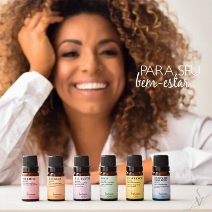Imagem de Blend de Óleos Essenciais Puros Via Aroma 10ml P/ Aromatizador Difusor Inalação Corpo e Cabelo