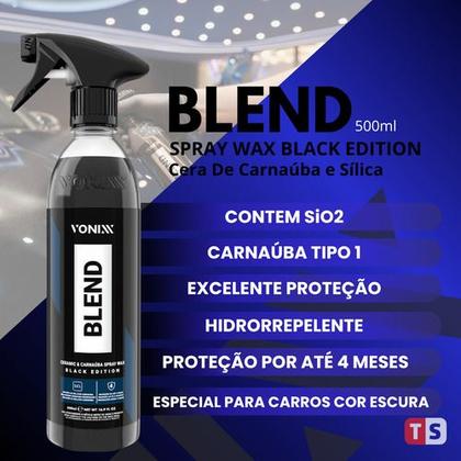 Imagem de Blend Spray Black Carnaúba E Sílica Brilho Forte Vonixx