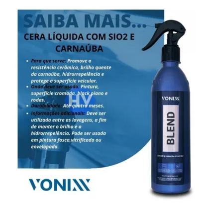 Imagem de Blend Spray Cera Líquida Protetora Carnaúba Vonixx 500ml