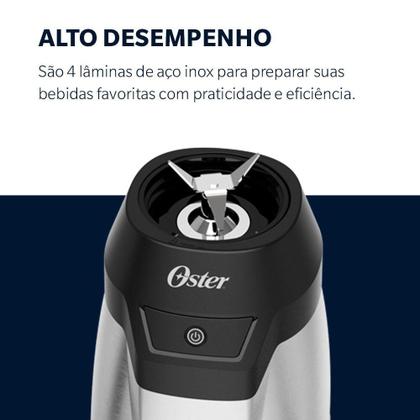 Imagem de Blender Power Inox Oster Com 2 Jarras To Go 110V