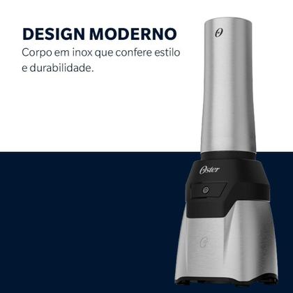 Imagem de Blender Power Inox Oster Com 2 Jarras To Go 110V