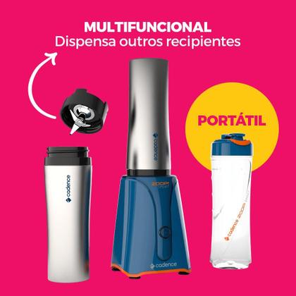 Imagem de Blender Zoop Sport Inox Cadence com 2 Jarras