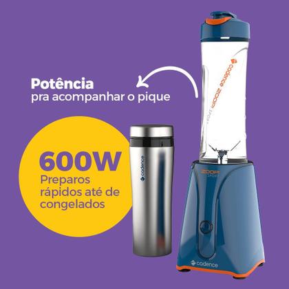 Imagem de Blender Zoop Sport Inox Cadence com 2 Jarras