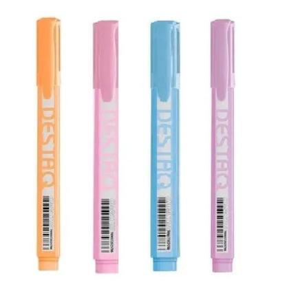 Imagem de Blister C/4 Marca Texto Tons Pasteis - Compactor