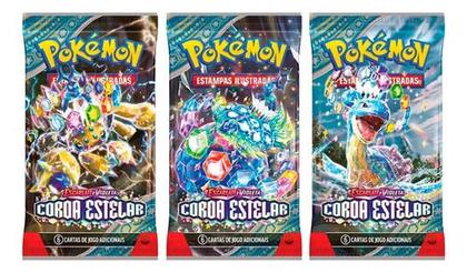 Blister Quádruplo Pokémon Coroa Estelar Copag Português - Deck de