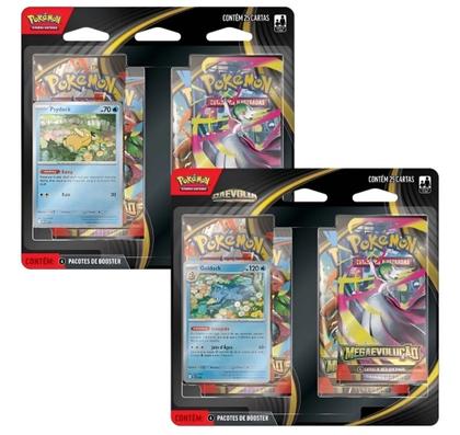 Imagem de Blister Quadruplo Pokémon Tcg Mega Evolução 2025 Quad Pack