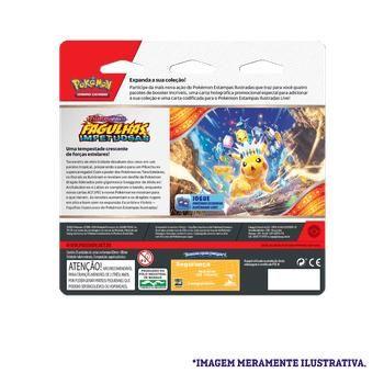 Imagem de Blister Triplo Wooper Pokémon TCG Escarlate E Violeta 8 Fagulhas Impetuosas - Casa dos Fogões