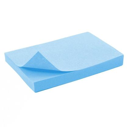 Imagem de Bloco Adesivo Para Anotações MP 2023 76x102mm Azul com 100 FL Masterprint