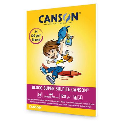Imagem de Bloco Canson A4 - 120g/m2 - 30 Folhas - Liso