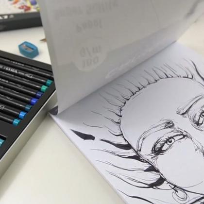 Imagem de Bloco Canson Desenho Branco 200g/m² A3 297 X 420 Mm com 20 Folhas - 66667044