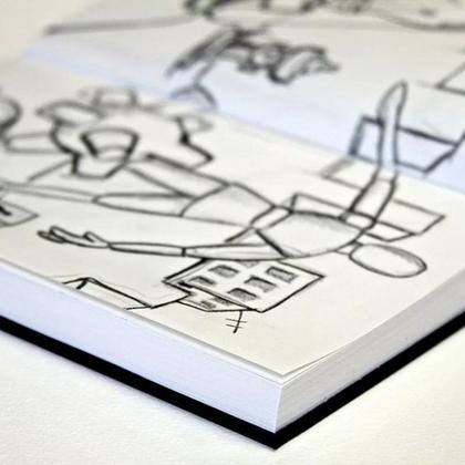 Imagem de Bloco Canson para Esboço - Art Book One Preto 100g/m² 21,6 x 28,9 cm - 60005569