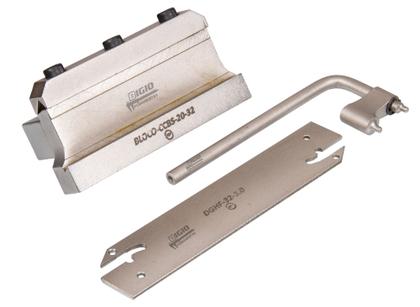 Imagem de Bloco Completo P/torno C/ Lâmina Bedame Dgn 3mm 20x20mm