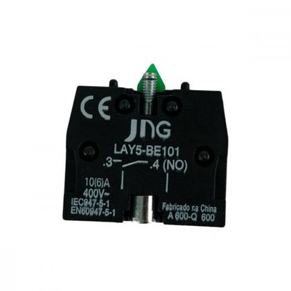 Imagem de Bloco Contator Auxiliar Jng Lay5Be-101 Na 52081 - Kit C/5