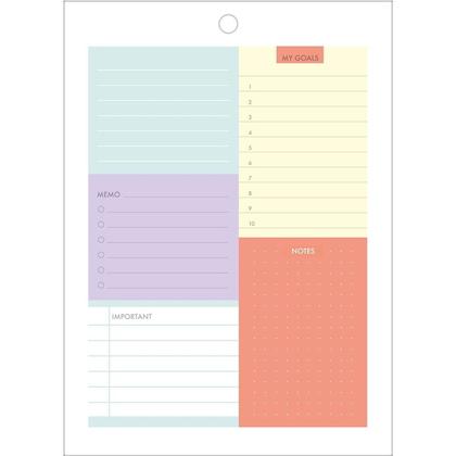 Imagem de Bloco De Adesivos Decorados Para Planners Notes 12 Folhas Tilibra