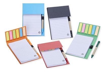 Imagem de Bloco De Anotações Ecológico Com Autoadesivo E Caneta
