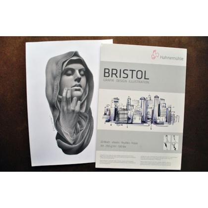 Imagem de Bloco de Desenho Hahnemuhle Bristrol Board A4 20 Folhas