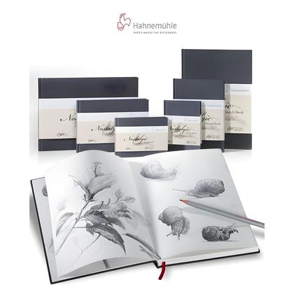 Imagem de Bloco de Desenho Hahnemuhle Nostalgie Sketch Book Retrato A5 40 Folhas