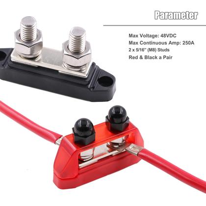 Imagem de Bloco de distribuição de energia Gloaso 250A 12V-48V para RV Solar