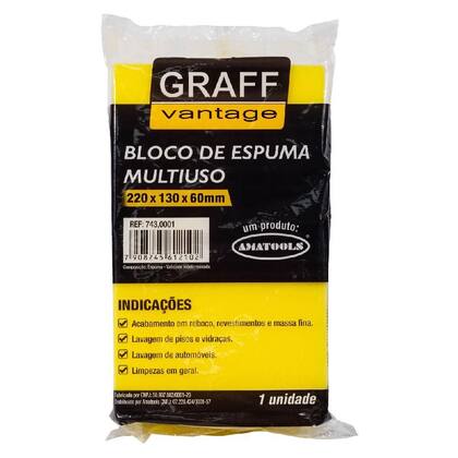 Imagem de Bloco de Espuma Multiuso (743,0001) - Graff Vantage