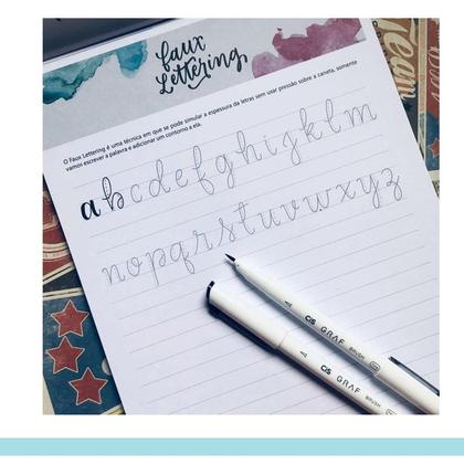 Imagem de Bloco De Exercicios Para Lettering A4 Cis