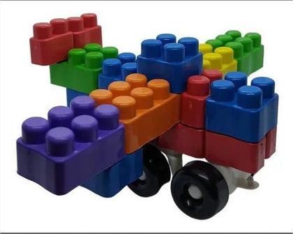 Imagem de Bloco de Montar 30 Pecas Simples