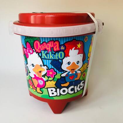Imagem de Bloco de Montar 66 Pecas Blocks Balde Sortidos