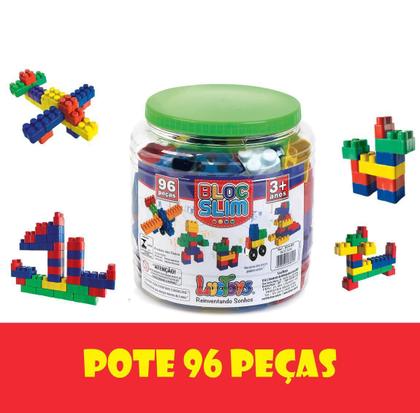 Imagem de Bloco De Montar 96 Peças