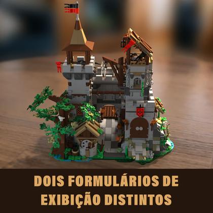 Imagem de Bloco de Montar Castelo do Cavaleiro do Espírito Santo Puzzle 2568 Peças de Encaixar Decoração Colecionador Infantil Adulto