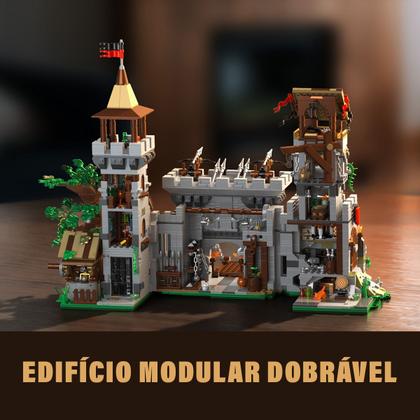 Imagem de Bloco de Montar Castelo do Cavaleiro do Espírito Santo Puzzle 2568 Peças de Encaixar Decoração Colecionador Infantil Adulto