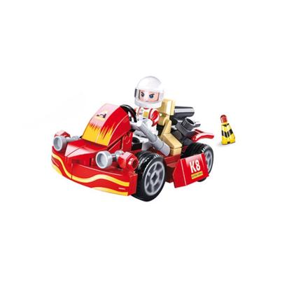 Imagem de Bloco de Montar Corrida de Kart Xalingo 89 Peças