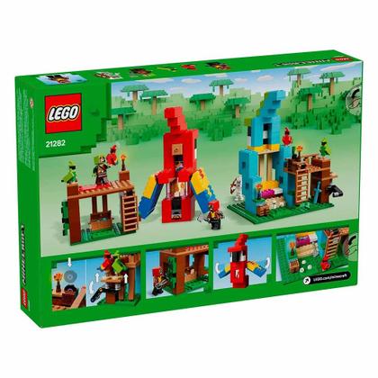 Imagem de Bloco de Montar - Minecraft - As casas dos papagaios - 535 peças - LEGO