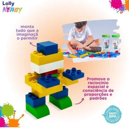 Imagem de Bloco de Montar - Monta tudo Lolly Nenny - 86 pcs +3 anos