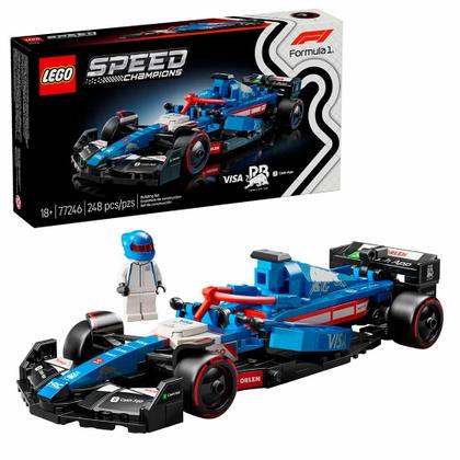 Imagem de Bloco de Montar - Speed Champions  Formula 1 Visa Cash App RB VCARB - 248 peças - LEGO