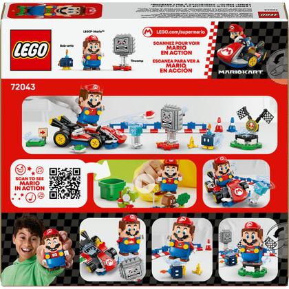 Imagem de Bloco de Montar - Super Mario - Mario Kart - Mario Interativo E Kart Padrao LEGO DO BRASIL