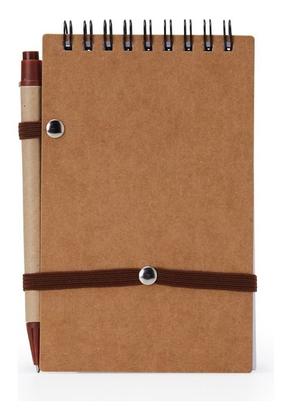 Imagem de Bloco De Notas Ecológico Com Porta Caneta Bolso Anotações