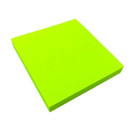 Imagem de Bloco de Notas Smart 76x76mm Verde Neon 100 Folhas 1 Bloco