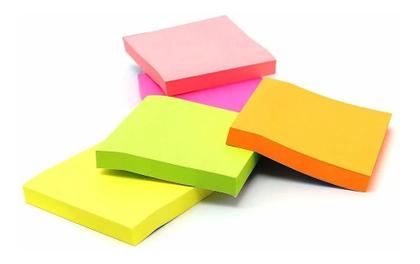 Imagem de Bloco De Notas Tilibra Multi Colorido 600 Folhas Kit 6