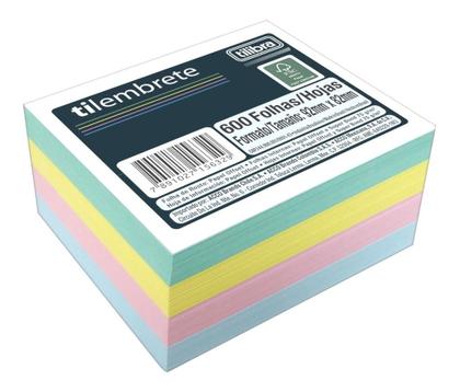 Imagem de Bloco De Notas Tilibra Multi Colorido 600 Folhas Kit 6