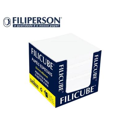 Imagem de Bloco de Papéis Notas Especiais para Lembrete Branco Filicube 86x86mm 700 Folhas 75g/m² FILIPERSON