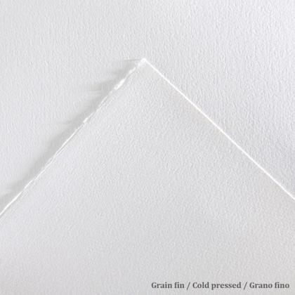 Imagem de Bloco de Papel para Aquarela Canson Grão Fino 300g 36x50cm 20 Folhas